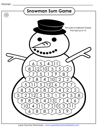 Winter Worksheets