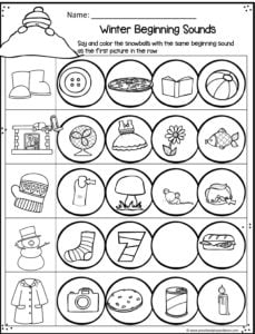 ❄️️ FREE Winter Worksheets for Preschoolers &  Kindergarten