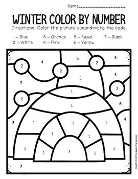 winter worksheet preschoolers