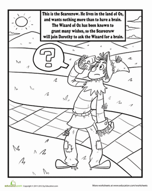 Wizard of Oz: The Scarecrow | Worksheet 