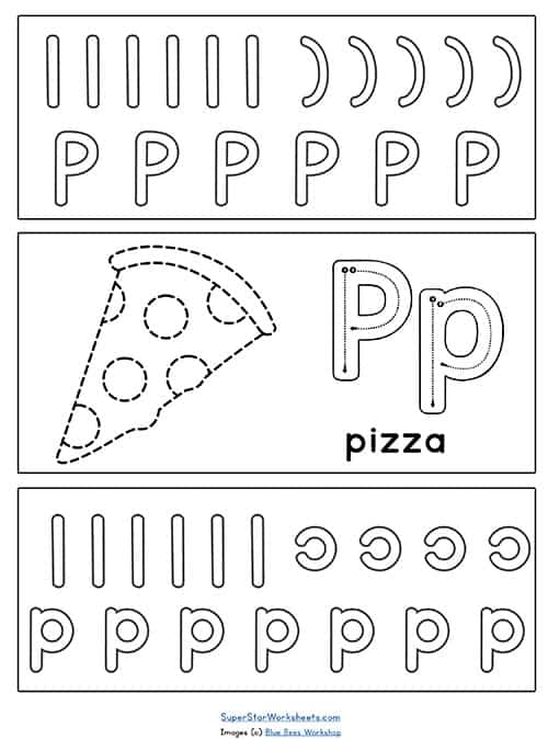wizkids letter p worksheet