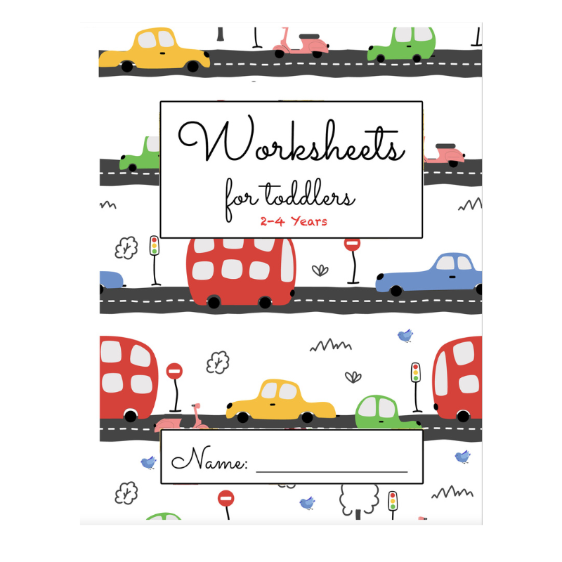WORKSHEETS FOR TODDLERS for 2 - 4 years: 100 worksheets with a ...