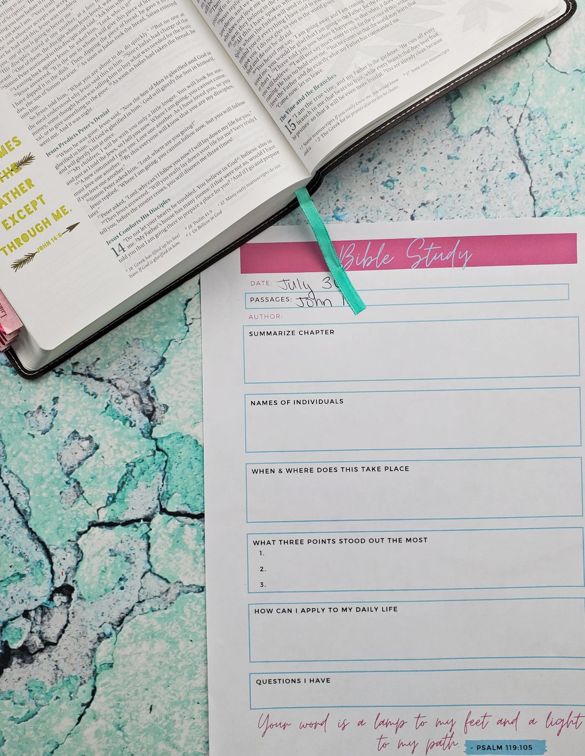 FREE Bible Study Printables for Any Part of the Bible! - Leap of ...