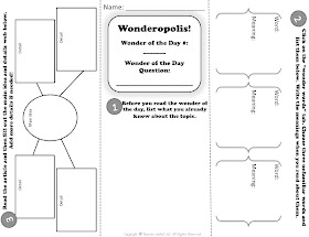 Upper Grades Are Awesome: FREEBIE! Wonderopolis Trifold Activity ...