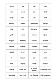 A word association story - ESL worksheet by Lucie.Vackova