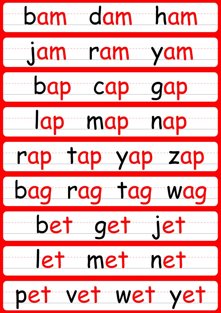 Word Family Worksheets - FREE Printable CVC Workbook!