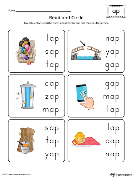 word families worksheet pdf