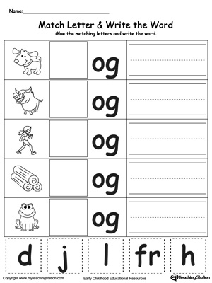 word family worksheet free