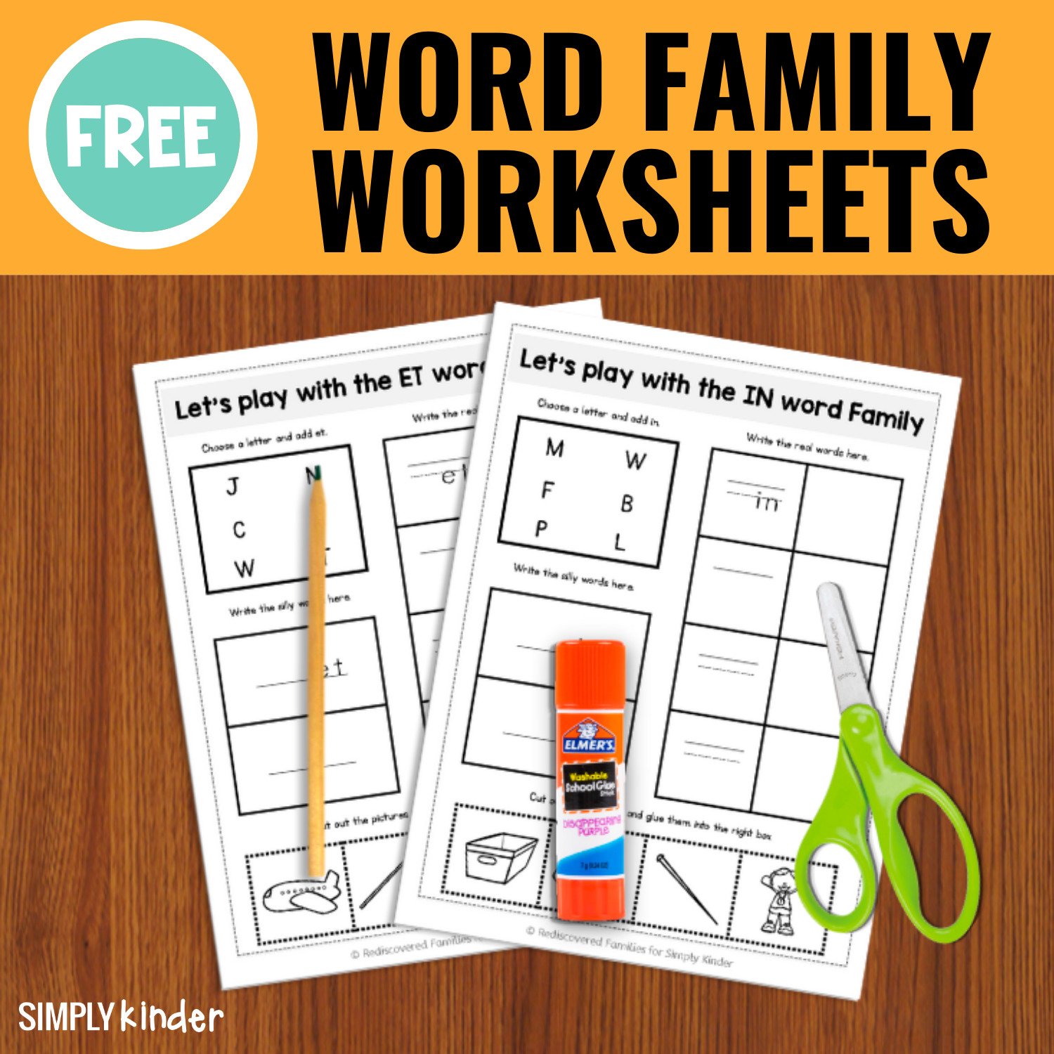 word family worksheet free