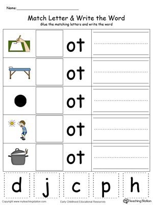word family worksheet free