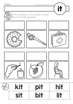 word family worksheet pdf