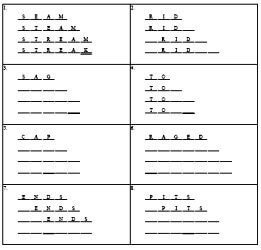 Free Letter Word Ladders Puzzles | edHelper.com