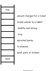 word ladders free printable worksheet