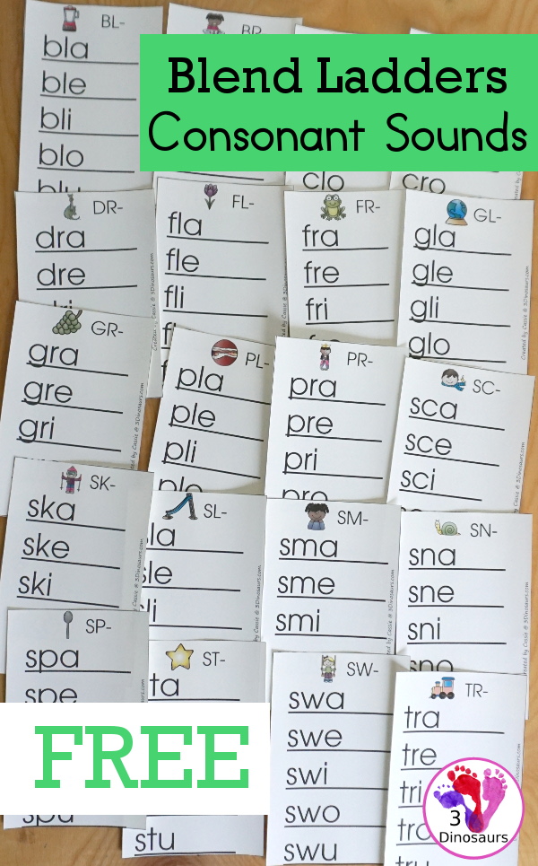 free-printable-blend-ladders-beginning-sounds-3-dinosaurs-worksheets-library for Free Printable Word Ladders Pdf Free Printable Blend Ladders: Beginning Sounds – 3 Dinosaurs - Worksheets Library for Free Printable Word Ladders Pdf