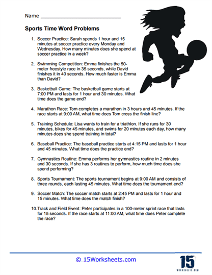 Time Based Word Problems Worksheets - 15 Worksheets Library