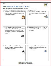 word problems 6th grade worksheet