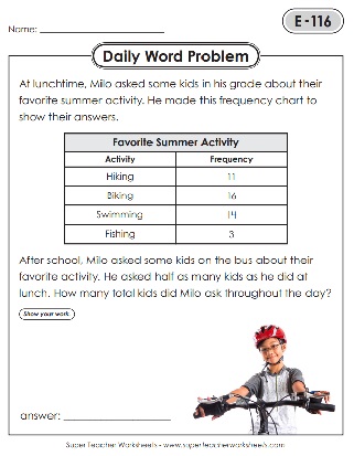 Daily Word Problems (Level E)