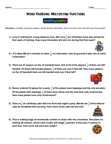 5th Grade Math Word Problems: Free Worksheets with Answers ...