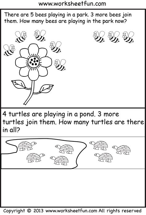Kindergarten Story Problems