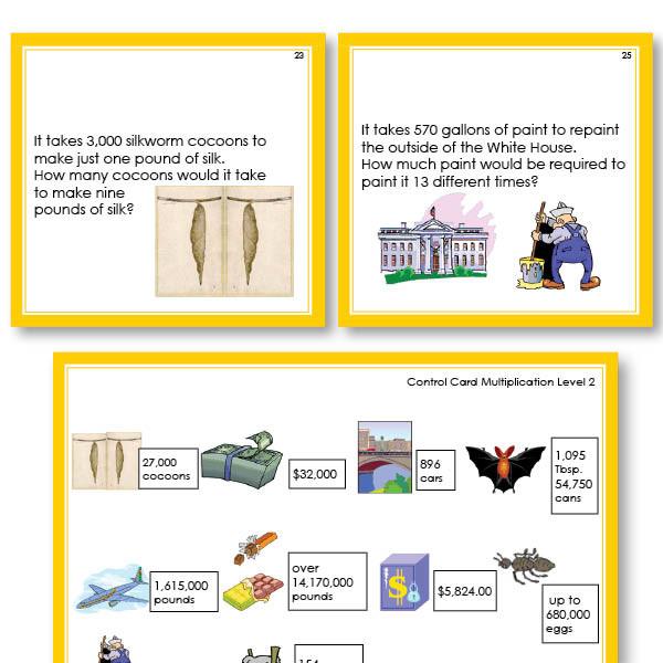 Math Word Problems for Multiplication Level 2
