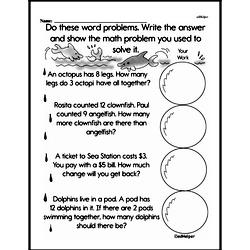 First Grade Word Problem Worksheets | edHelper.com