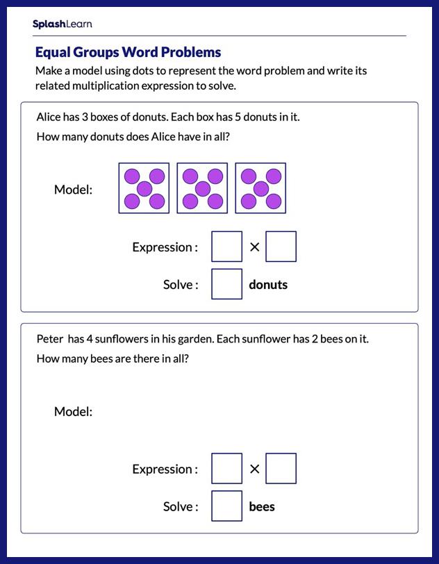 Free Printable Math Word Problems Worksheets for Kids | SplashLearn