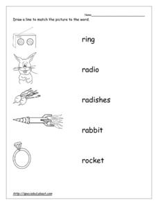 Word Recognition: R Worksheet for Kindergarten - 2nd Grade ...
