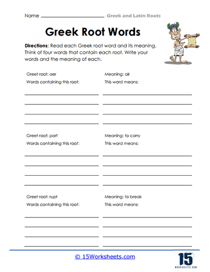 Greek and Latin Roots Worksheets - 15 Worksheets Library