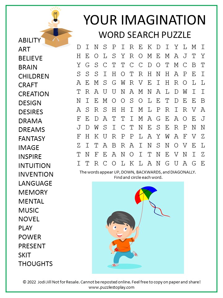 word search worksheet for middle school