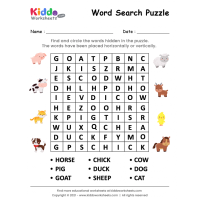 Free Printable Word Search Puzzle Games