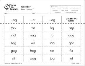 Blog :: Printable Word Sorts for Practicing Word Patterns and High ...