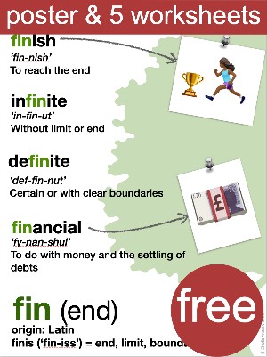 words from latin roots worksheet