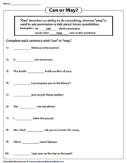 Commonly Confused Words Worksheets