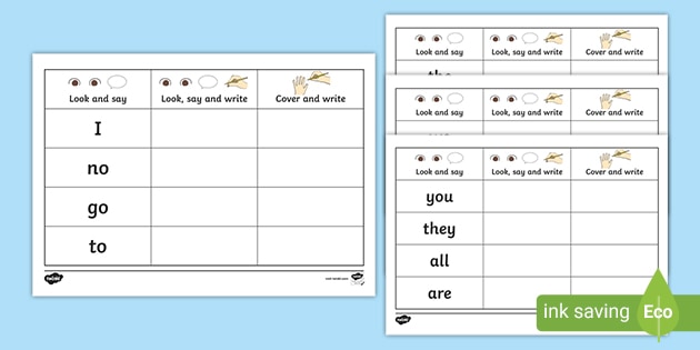 Tricky words worksheet | Easy to print | Twinkl - Twinkl