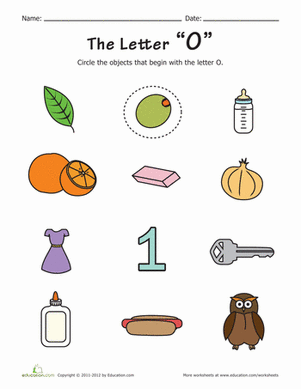 Learning The Letter A Worksheet  