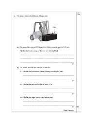 work, energy and power worksheets | Exercises Physics | Docsity
