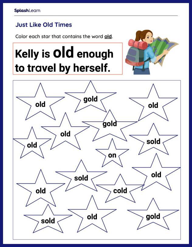 Sight Words Worksheets for 2nd Graders Online - SplashLearn