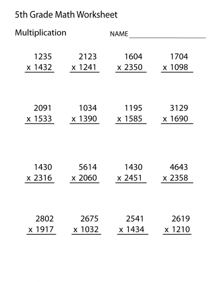 Printable 5th Grade Math Worksheets | 5. sınıf matematiği ...