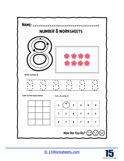 Number 8 Worksheets - 15 Worksheets Library