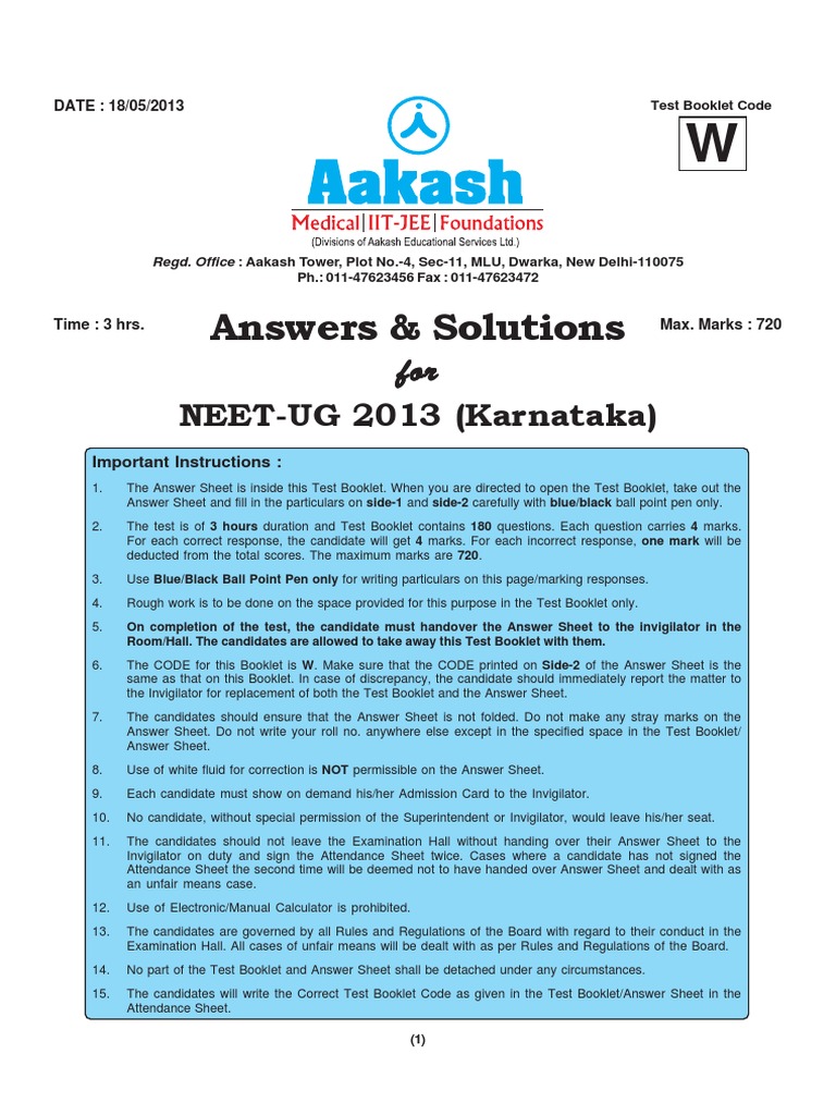 NEET Sample Paper | PDF | Bipolar Junction Transistor | Acid ...