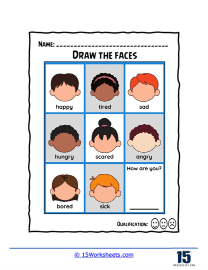 worksheet about emotions