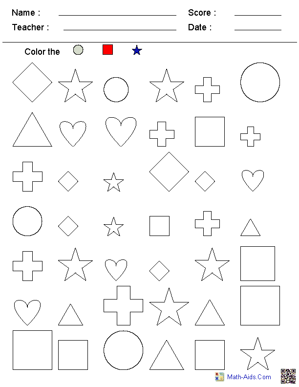 worksheet activities for kindergarten