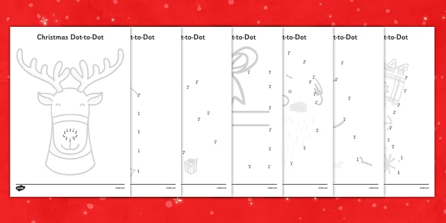 Christmas Dot-to-Dot | Up to 20 | Twinkl (teacher made)