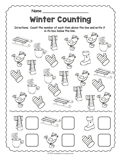 Worksheets to Print