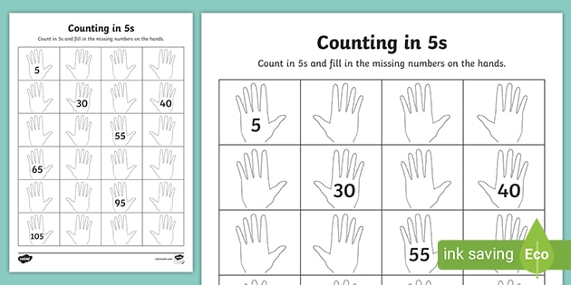 Counting By 5s Worksheet | NZ Maths Resources (teacher made)
