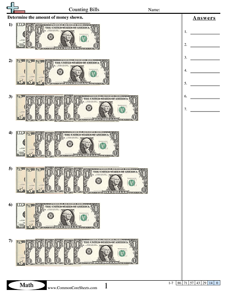 Money Worksheets | Free - Distance Learning, worksheets and more ...