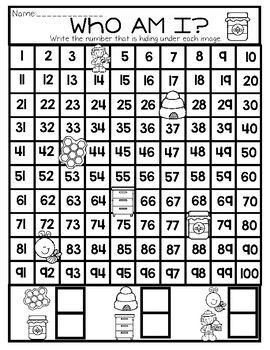 Counting to 100 Worksheets | Counting kindergarten, Kindergarten ...