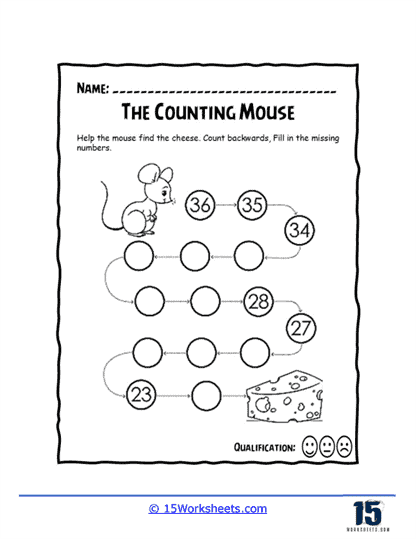 Counting Backwards Worksheets - 15 Worksheets Library