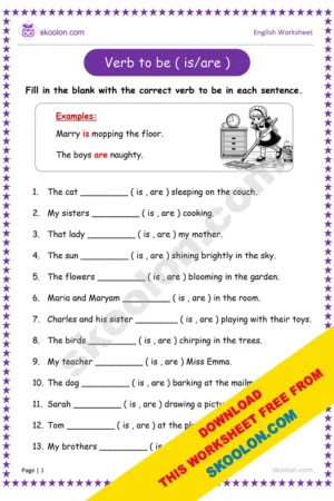 worksheet english