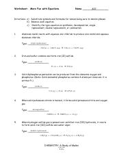 Even More Fun with Equations Wkst Key.pdf - Worksheet: Even More ...